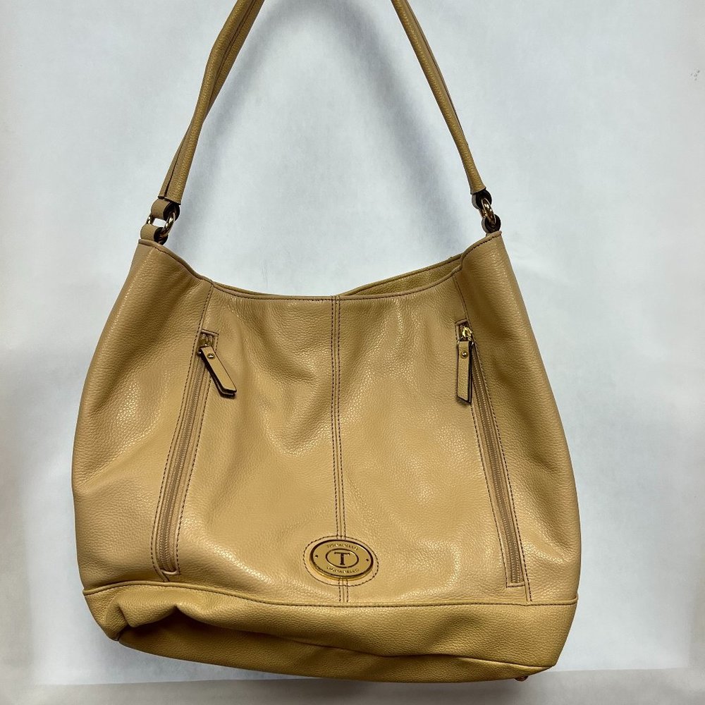 Tignanello Pebbled Leather Shoulder Bag